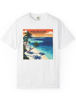 Howland Island National Wildlife Refuge WPA Style Unisex T-shirt