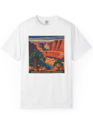 Dinosaur National Monument WPA Style Unisex T-shirt