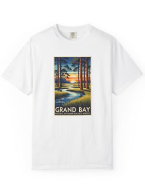 Grand Bay National Estuarine Research Reserve WPA Style Unisex T-shirt