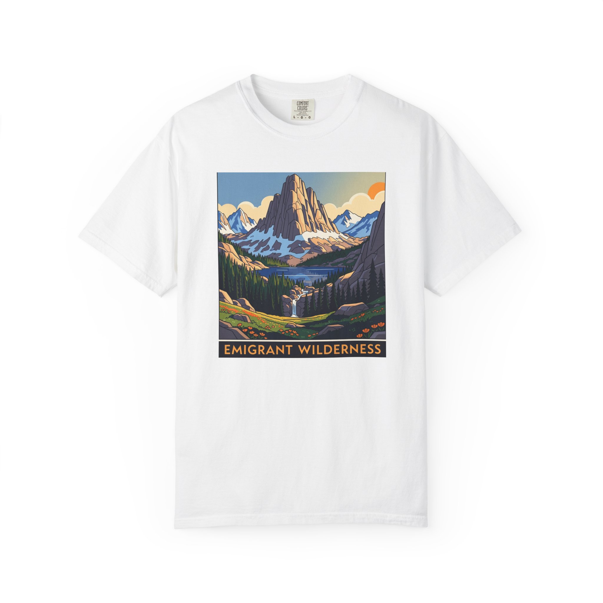 Emigrant Wilderness WPA Style Unisex T-shirt
