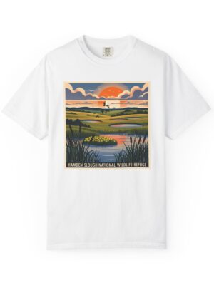 Hamden Slough National Wildlife Refuge WPA Style Unisex T-shirt