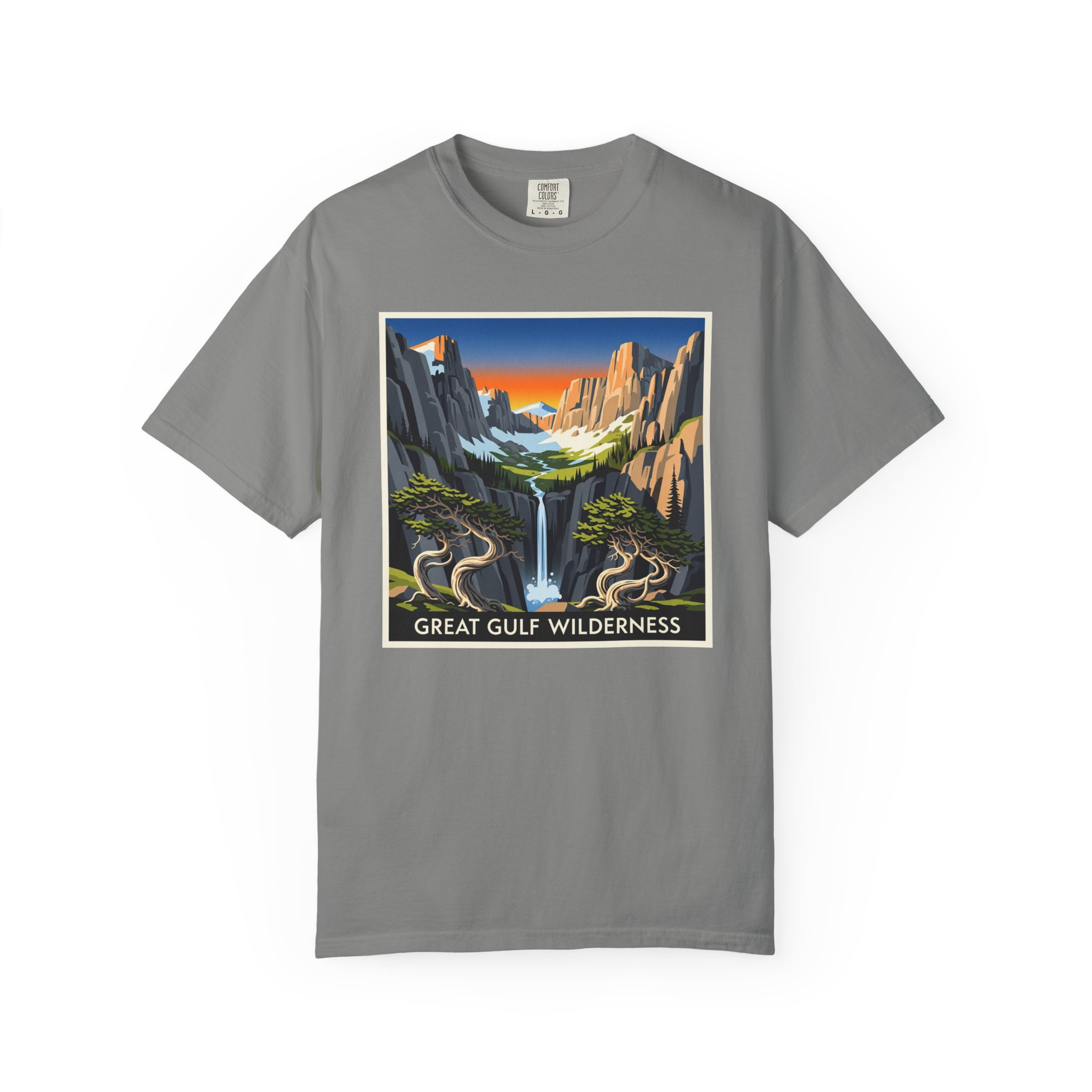 Great Gulf Wilderness WPA Style Unisex T-shirt - Image 7