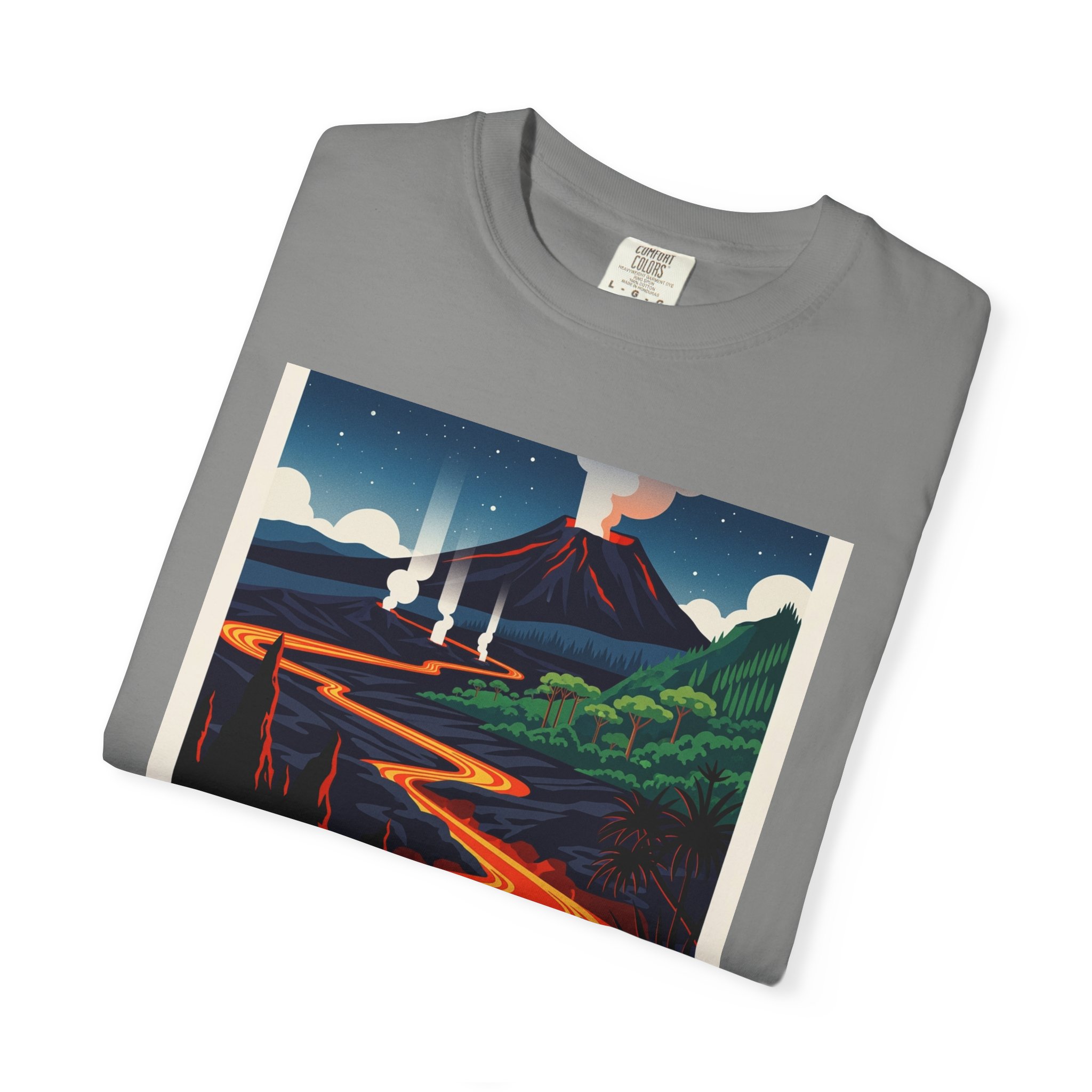 Hawaiʻi Volcanoes National Park WPA Style Unisex T-shirt - Image 9