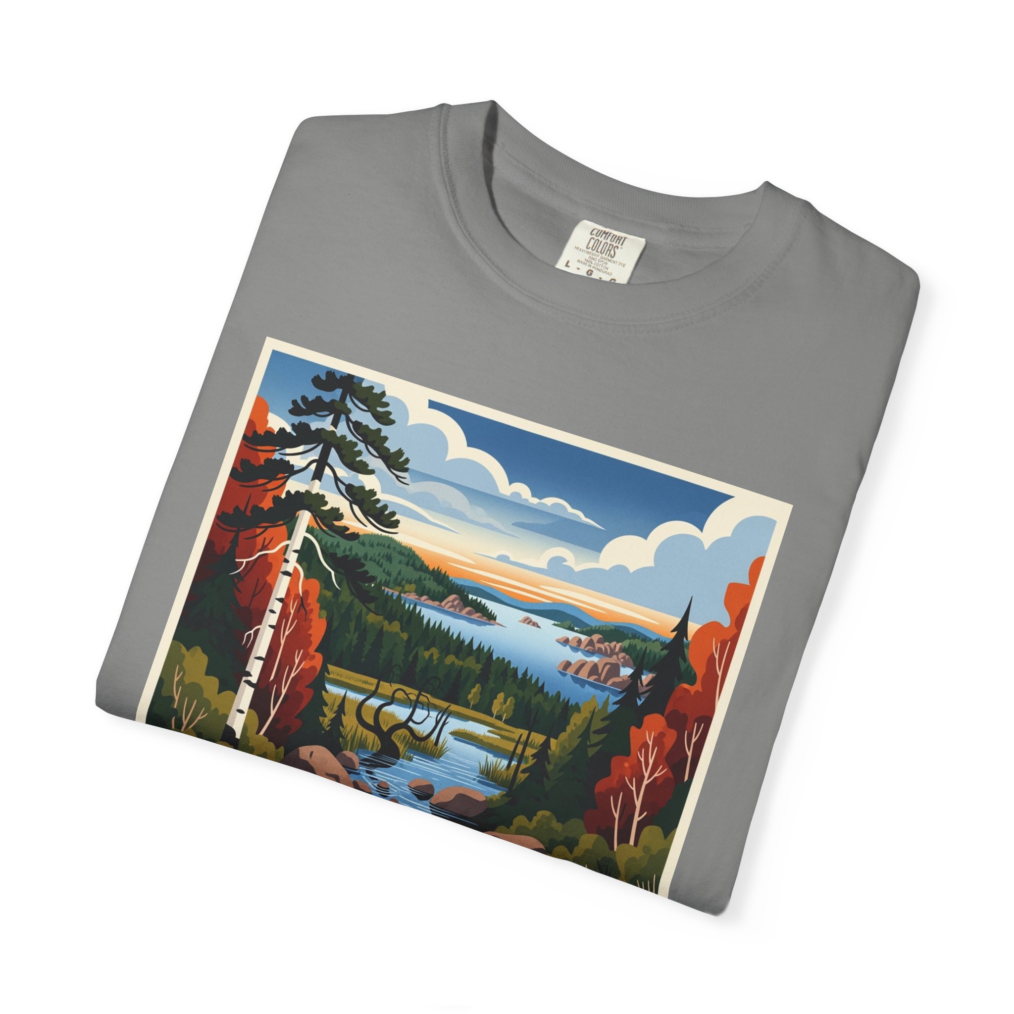Headwaters Wilderness WPA Style Unisex T-shirt - Image 9