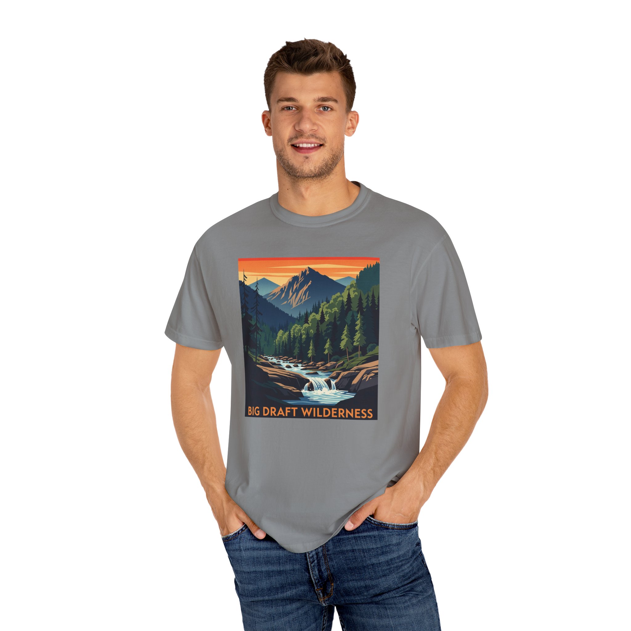 Big Draft Wilderness WPA Style Unisex T-shirt - Image 10