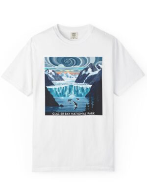 Glacier Bay National Park WPA Style Unisex T-shirt