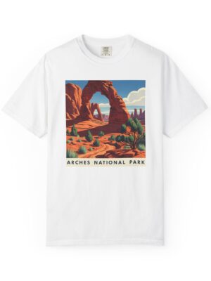 Arches National Park WPA Style Unisex T-shirt