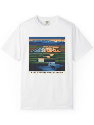 Kern National Wildlife Refuge WPA Style Unisex T-shirt