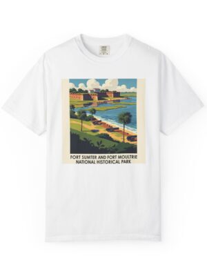 Fort Sumter and Fort Moultrie National Historical Park WPA Style Unisex T-shirt