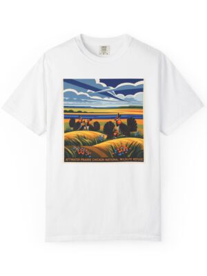 Attwater Prairie Chicken National Wildlife Refuge WPA Style Unisex T-shirt