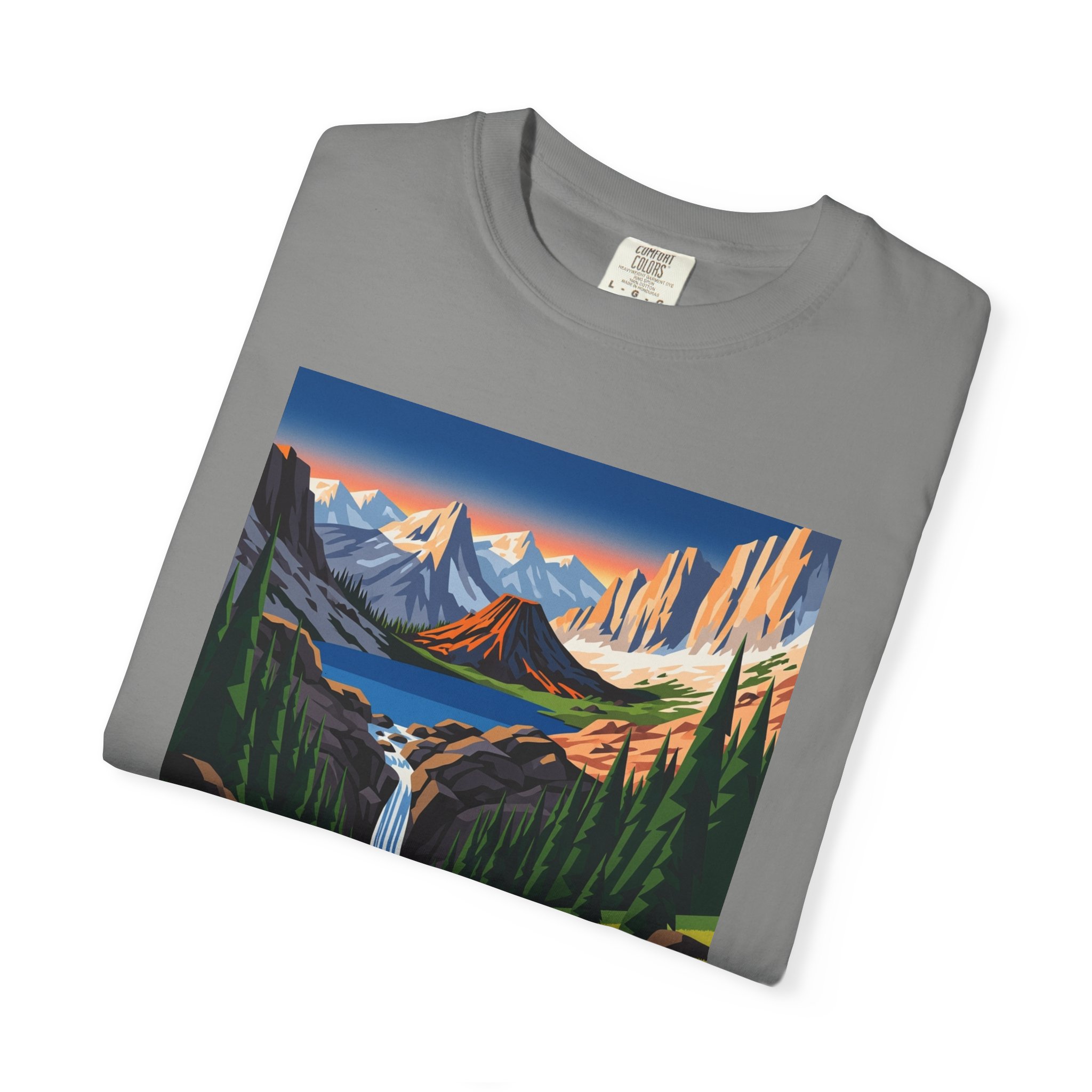Carson–Iceberg Wilderness WPA Style Unisex T-shirt - Image 9