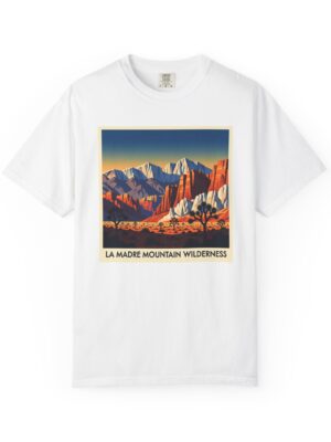 La Madre Mountain Wilderness WPA Style Unisex T-shirt