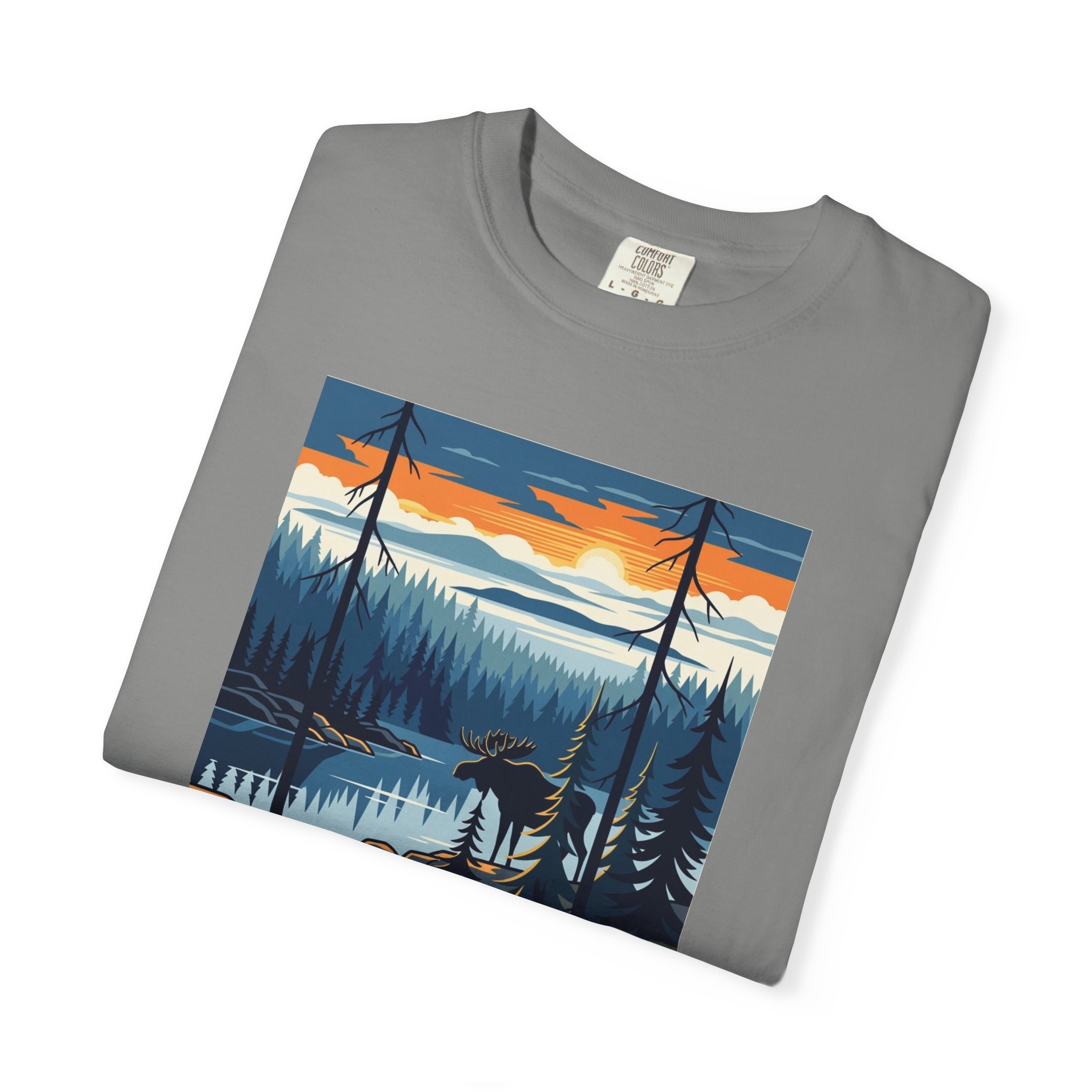 Isle Royale National Park WPA Style Unisex T-shirt - Image 9