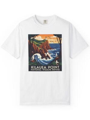 Kilauea Point National Wildlife Refuge WPA Style Unisex T-shirt