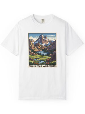 Cloud Peak Wilderness WPA Style Unisex T-shirt