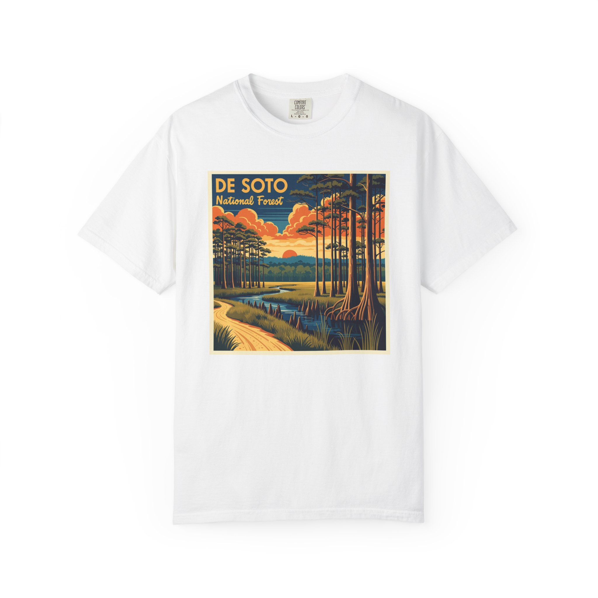 De Soto National Forest WPA Style Unisex T-shirt