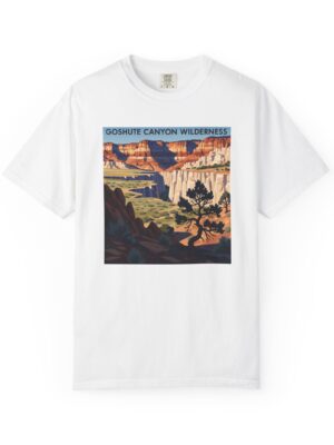Goshute Canyon Wilderness WPA Style Unisex T-shirt