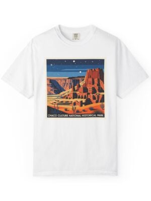 Chaco Culture National Historical Park WPA Style Unisex T-shirt