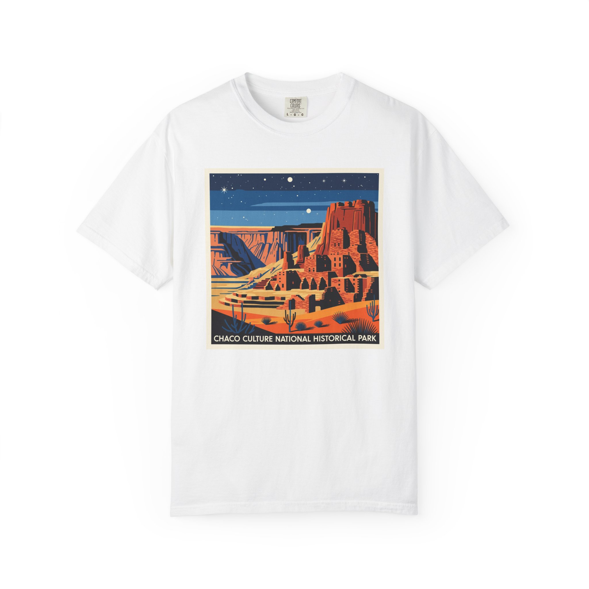 Chaco Culture National Historical Park WPA Style Unisex T-shirt