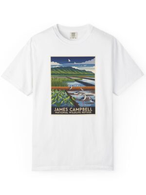 James Campbell National Wildlife Refuge WPA Style Unisex T-shirt
