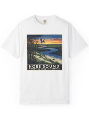 Hobe Sound National Wildlife Refuge WPA Style Unisex T-shirt