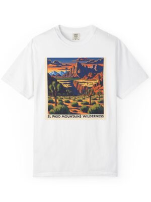 El Paso Mountains Wilderness WPA Style Unisex T-shirt