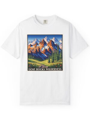 Goat Rocks Wilderness WPA Style Unisex T-shirt