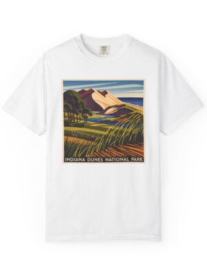 Indiana Dunes National Park WPA Style Unisex T-shirt
