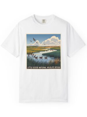 Little Goose National Wildlife Refuge WPA Style Unisex T-shirt