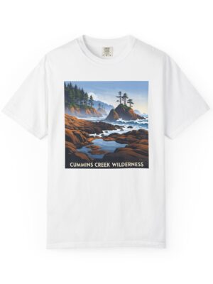 Cummins Creek Wilderness WPA Style Unisex T-shirt