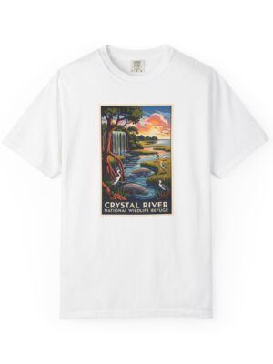 Crystal River National Wildlife Refuge WPA Style Unisex T-shirt