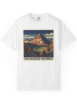 Cain Mountain Wilderness WPA Style Unisex T-shirt