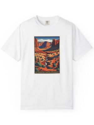 Cottonwood Canyon Wilderness WPA Style Unisex T-shirt