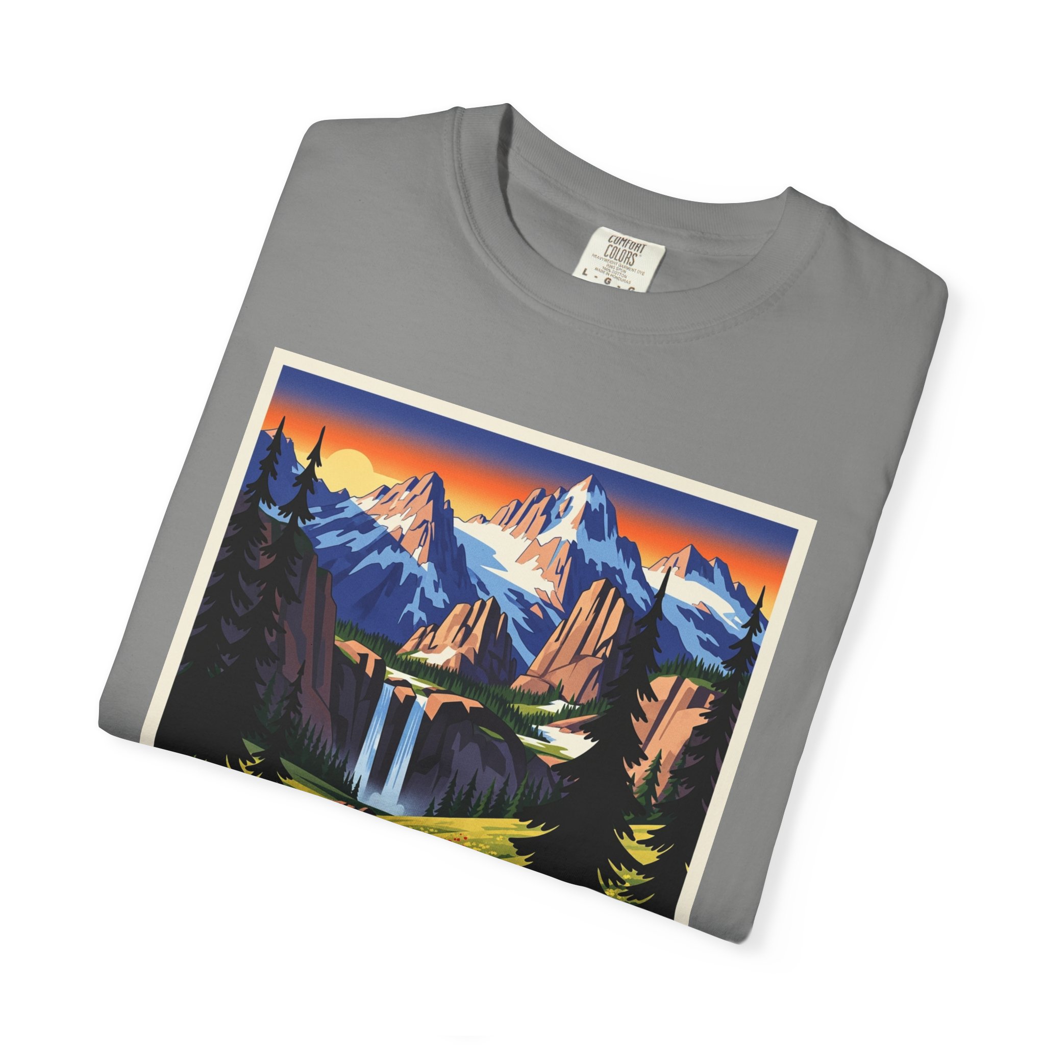 Boulder River Wilderness WPA Style Unisex T-shirt - Image 9