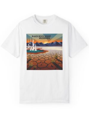 Black Rock Desert Wilderness WPA Style Unisex T-shirt
