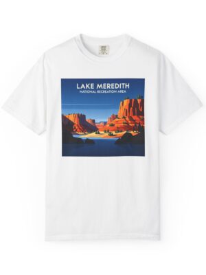 Lake Meredith National Recreation Area WPA Style Unisex T-shirt