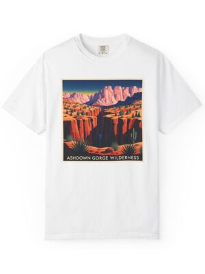Ashdown Gorge Wilderness WPA Style Unisex T-shirt