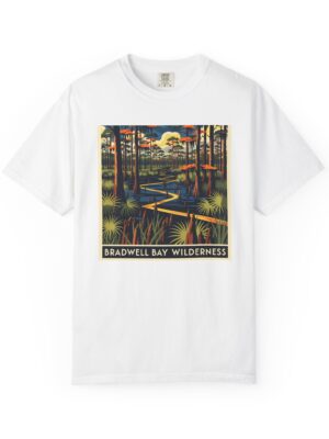 Bradwell Bay Wilderness WPA Style Unisex T-shirt