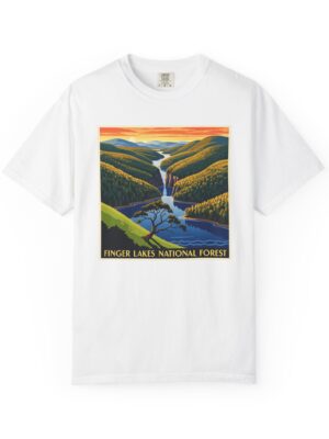 Finger Lakes National Forest WPA Style Unisex T-shirt