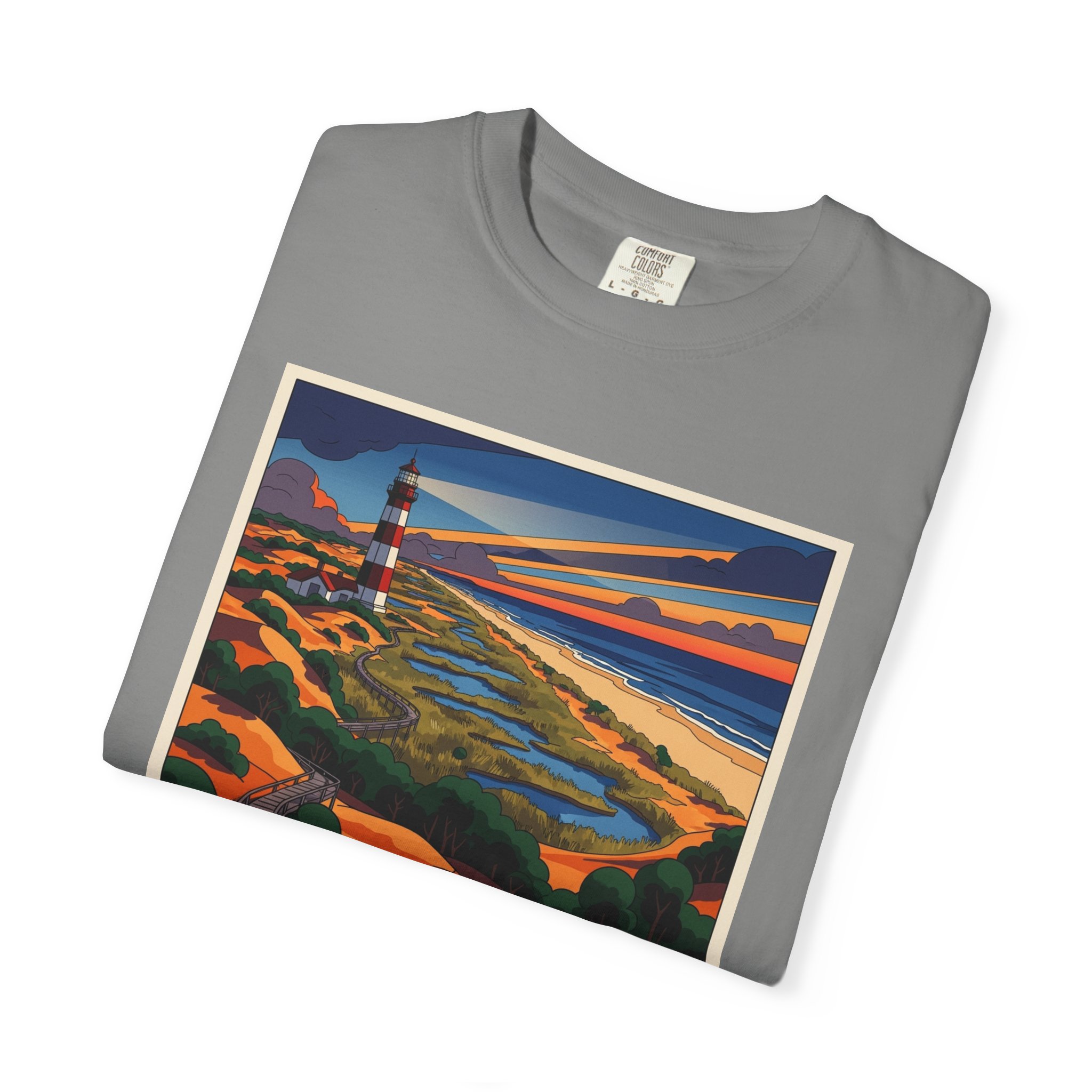 Fire Island National Seashore WPA Style Unisex T-shirt - Image 9