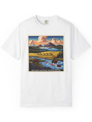 Becharof National Wildlife Refuge WPA Style Unisex T-shirt