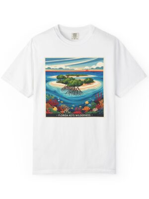 Florida Keys Wilderness WPA Style Unisex T-shirt