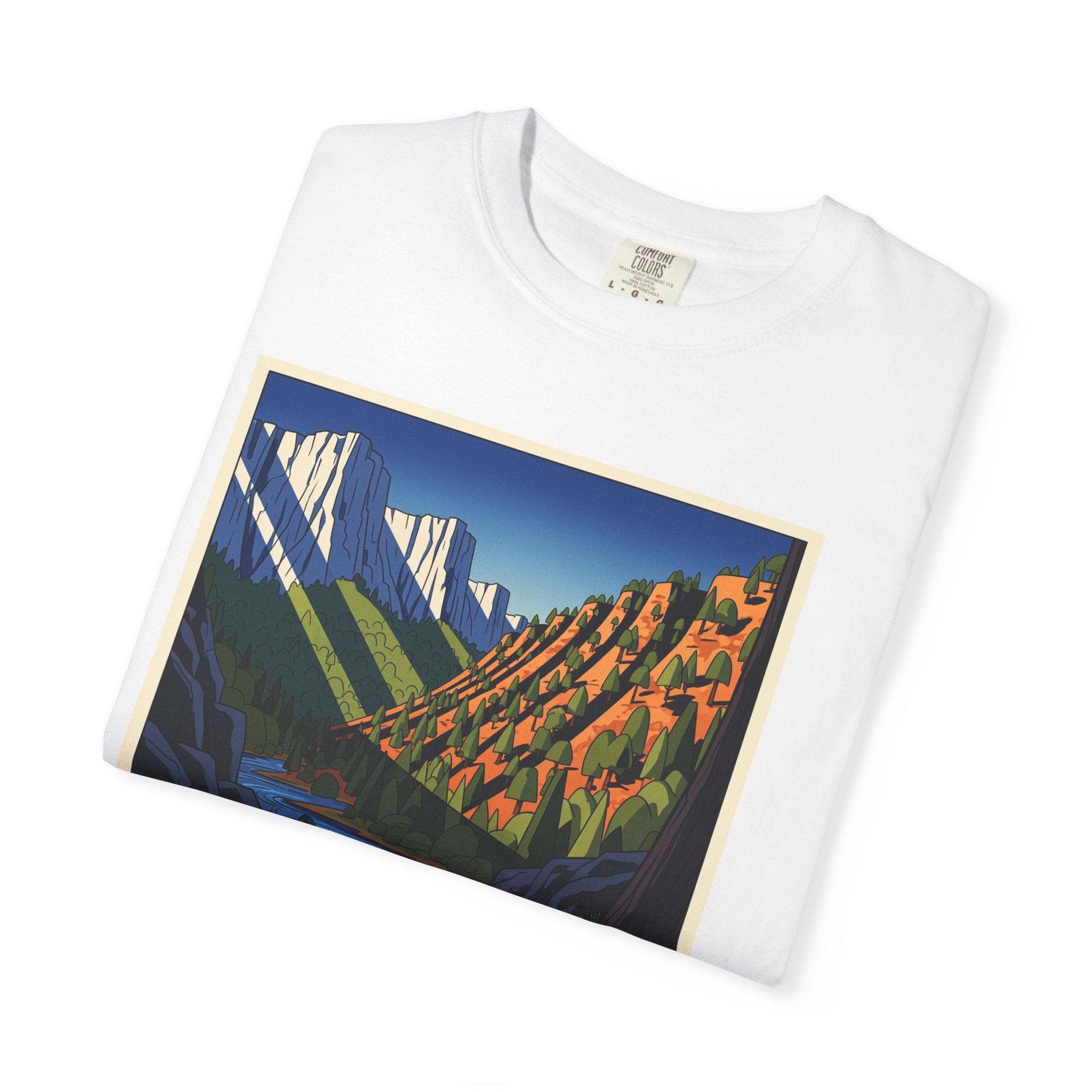 Devils Backbone Wilderness WPA Style Unisex T-shirt - Image 3