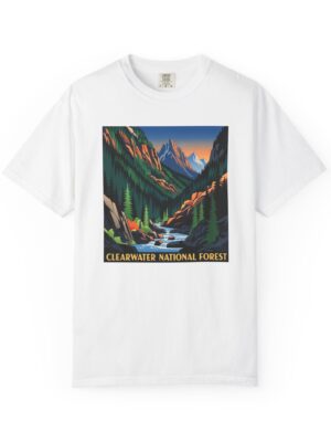 Clearwater National Forest WPA Style Unisex T-shirt