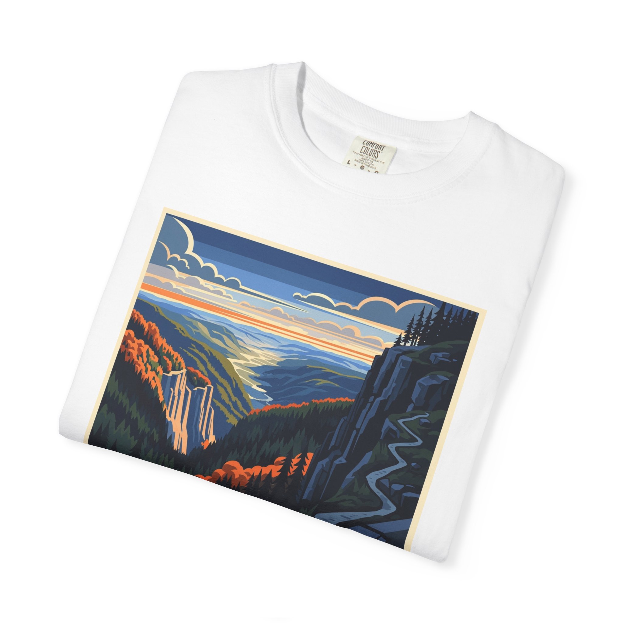 Cumberland Gap National Historical Park WPA Style Unisex T-shirt - Image 3