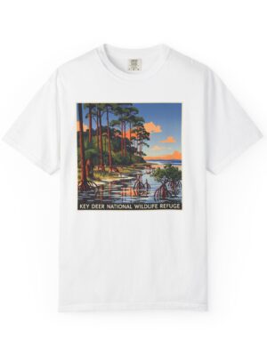 Key Deer National Wildlife Refuge WPA Style Unisex T-shirt