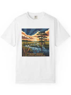 Cross Creeks National Wildlife Refuge WPA Style Unisex T-shirt