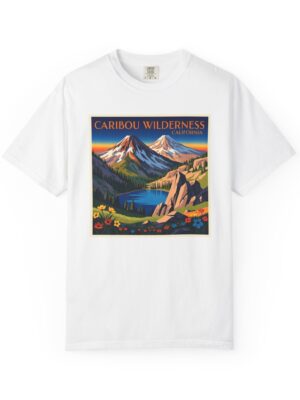 Caribou Wilderness WPA Style Unisex T-shirt