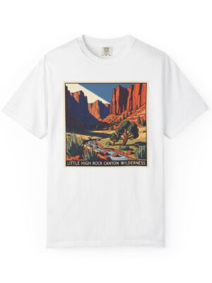 Little High Rock Canyon Wilderness WPA Style Unisex T-shirt