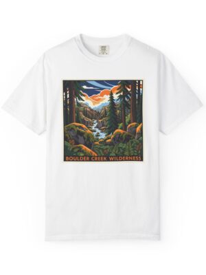 Boulder Creek Wilderness WPA Style Unisex T-shirt